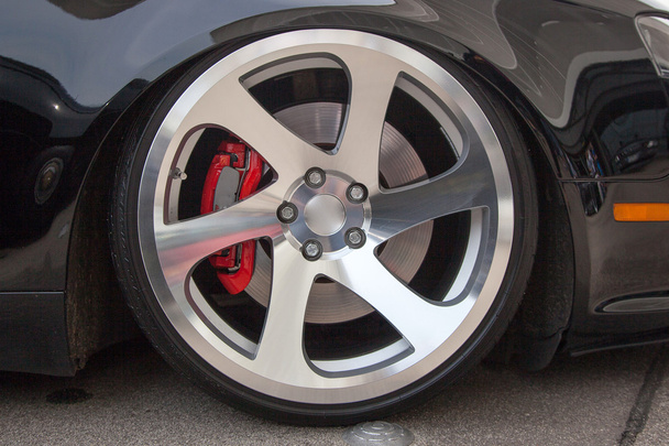 Sport car light alloy wheels - Photo, Image