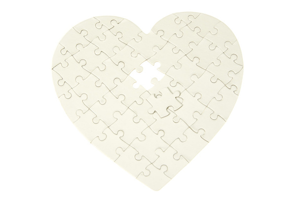 Puzzle heart - Foto, afbeelding