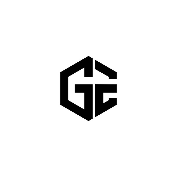 návrh loga písmene ge - Vektor, obrázek