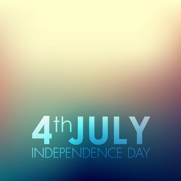 幸せな独立記念日アメリカ合衆国、7 月 4 日 - ベクター画像