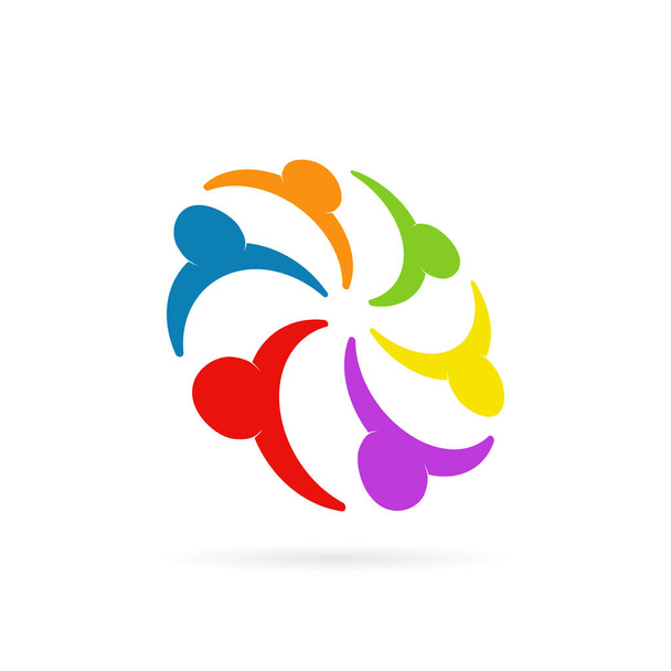 squadra cerchio vettoriale logo design - Vettoriali, immagini