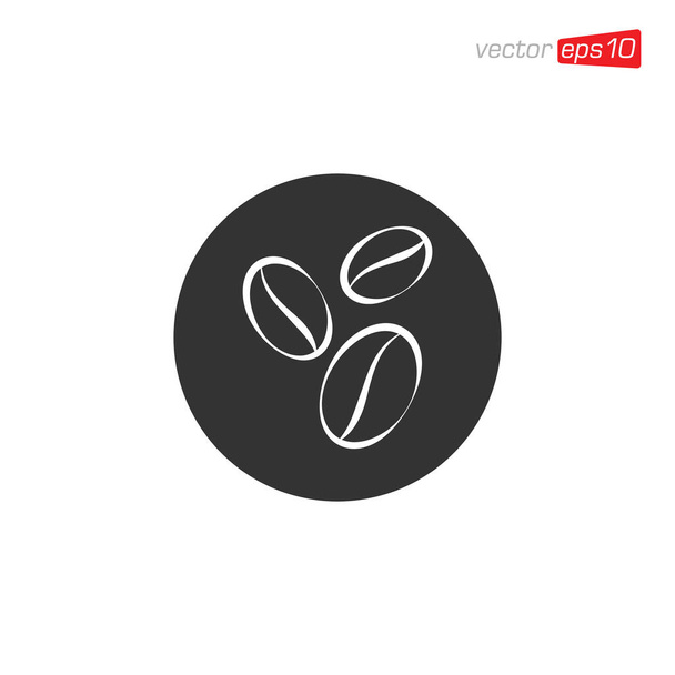 Granos de café Icono Diseño Ilustración - Vector, imagen