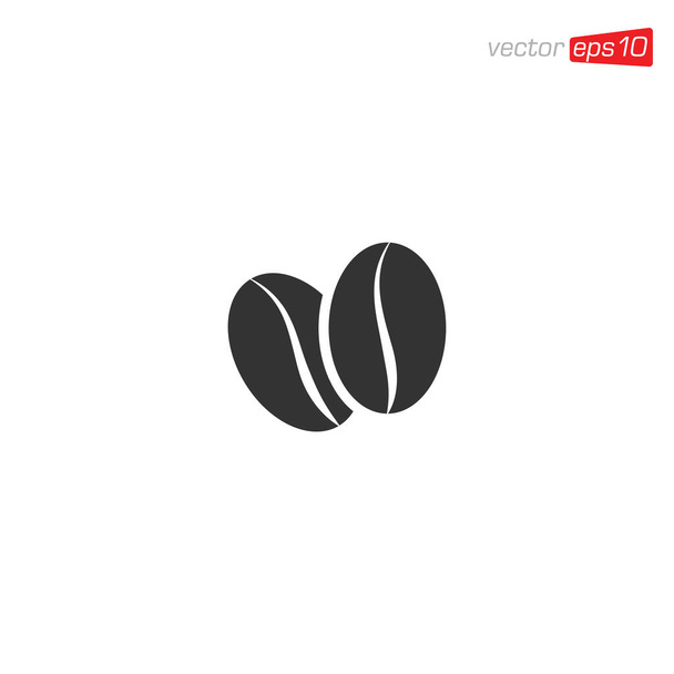Koffie bonen pictogram ontwerp illustratie - Vector, afbeelding