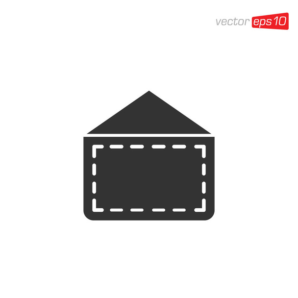 Ilustrace návrhu ikony zprávy obálky - Vektor, obrázek