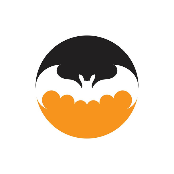 bat logo vector illustration design template - Vecteur, image