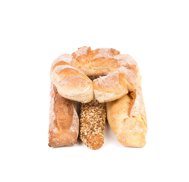 Various types of bread. - 写真・画像