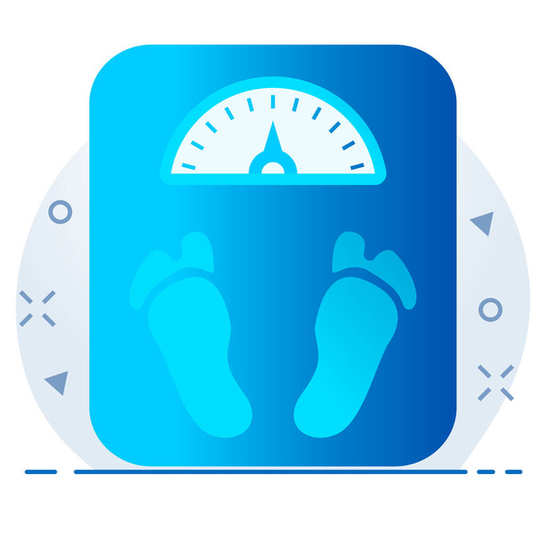 checkup fitness gym icon in hospitals-healthcare category - Vector, Image