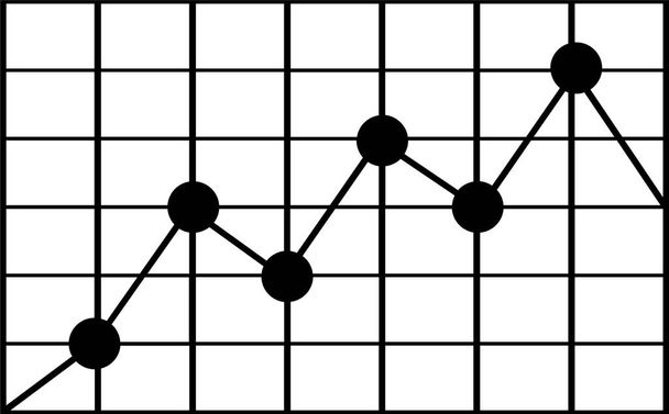 Analytics Balken Diagramm-Symbol in solidem Stil - Vektor, Bild