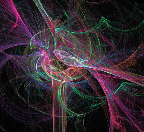 image of one  Illustration of digital fractal - Foto, afbeelding