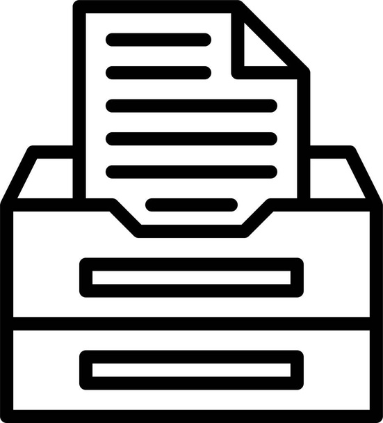 archivo gabinete documento icono - Vector, imagen