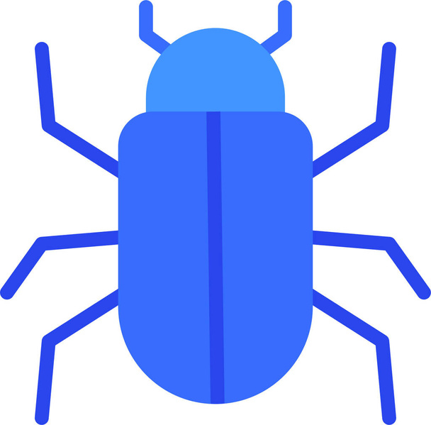 bug computer infected icon - Vector, Image