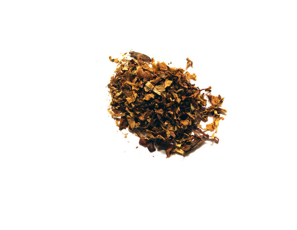 tabak op een witte achtergrond - Foto, afbeelding
