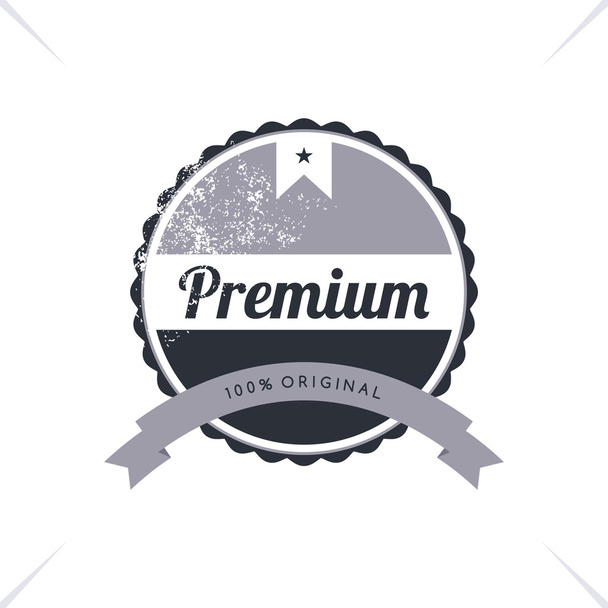 Premium  label sticker - Vector, Image