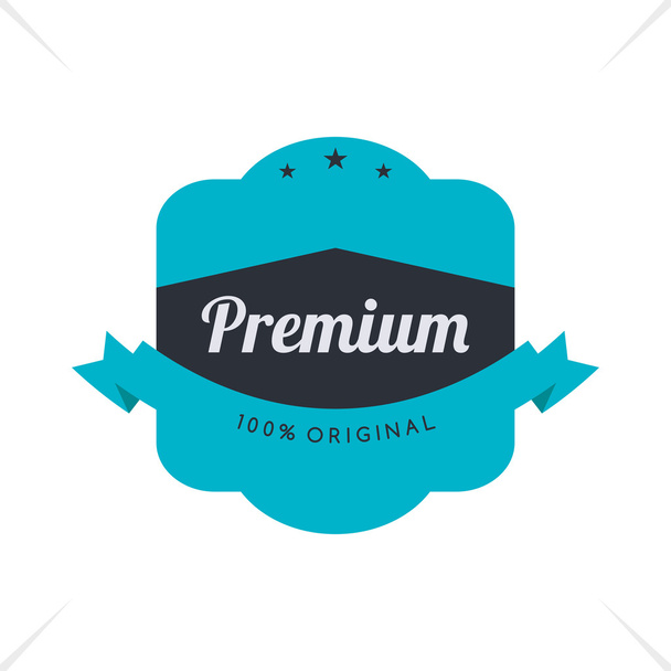 Etiqueta premium adesivo
 - Vetor, Imagem