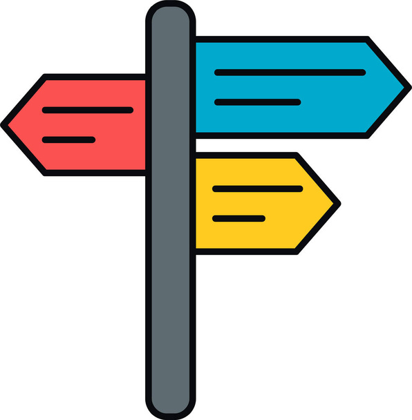 gateway gateway elérési út ikon telt vázlatos stílusban - Vektor, kép