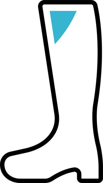 shoes polo sport icon - Вектор, зображення