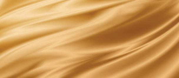 Gold fabric texture background 3D illustration - Foto, imagen