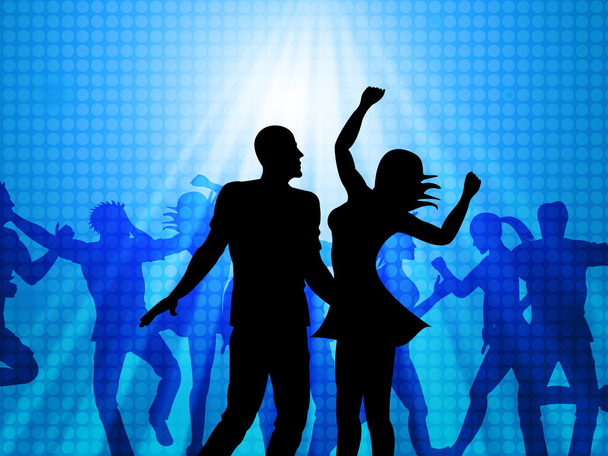Disco Party Represents Dance Celebration And Joy - Photo, Image