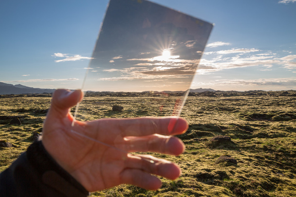 Islandia paisaje a través de filtro
 - Foto, imagen