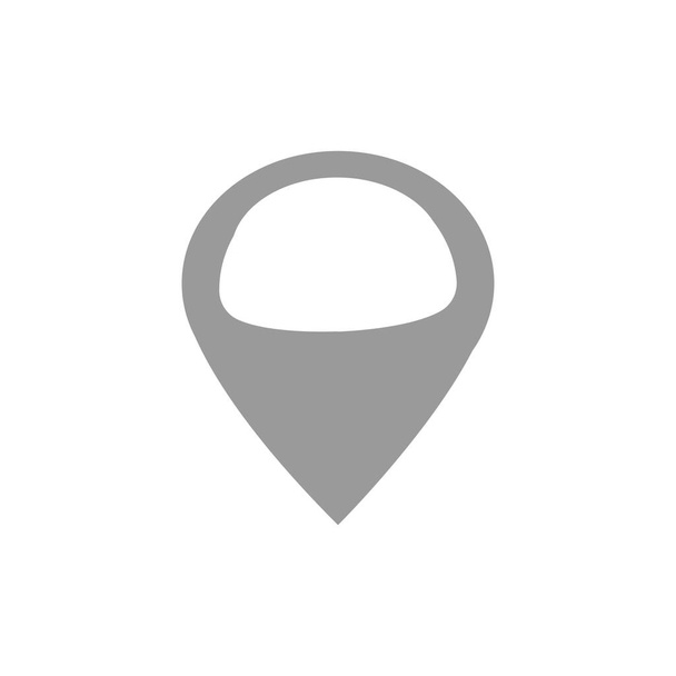 map point location pin vector icon for mapping and satellite allocation - Vector, Image