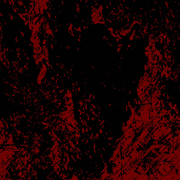 Grunge dark red overlay background, vector illustration - Vector, Image