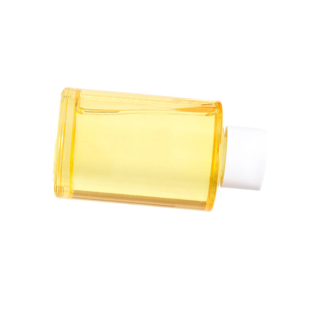 Розкладка пляшки парфумів ізольована на білому тлі
 - Фото, зображення