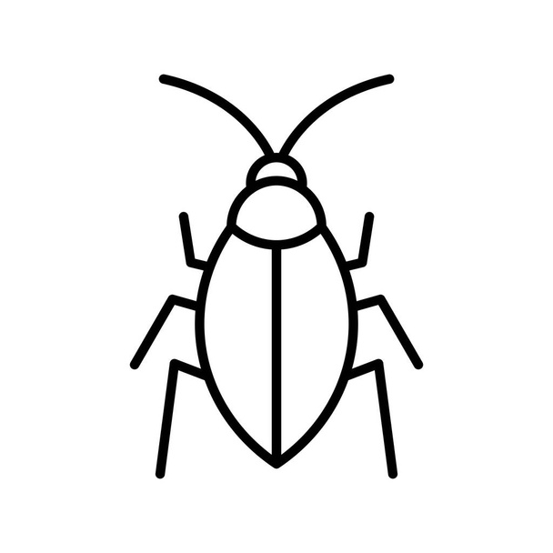 Icona vettoriale scarafaggio Linea Desig - Vettoriali, immagini