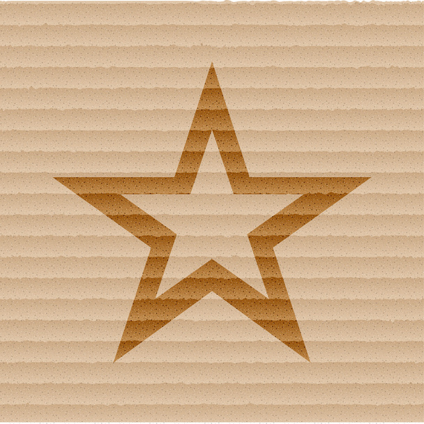 étoile design plat avec fond abstrait
 - Photo, image