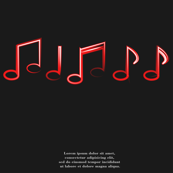 Note musicali su righi con sfondo astratto
 - Foto, immagini
