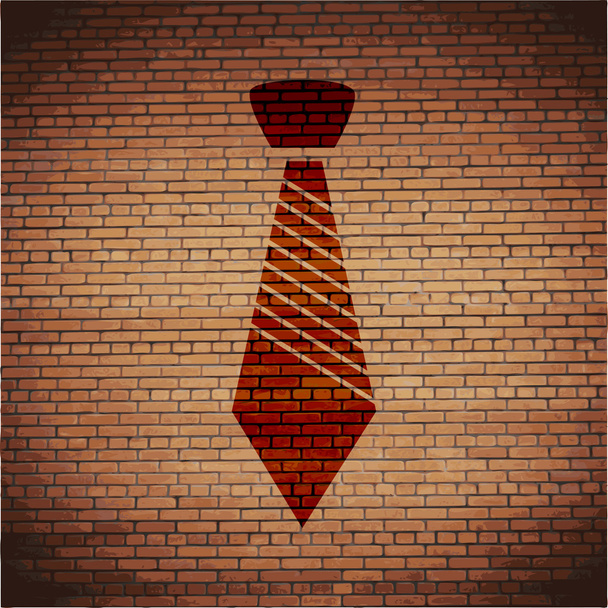 іконка краватки плоский дизайн з абстрактним фоном
 - Фото, зображення