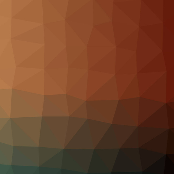 Abstrakcyjny kolor Low-Polygons Generative Art tło ilustracja  - Wektor, obraz