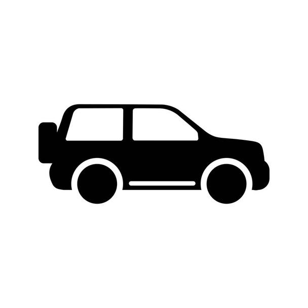 Ikona auta v plochém stylu Jednoduchá ikona provozu - Vektor, obrázek