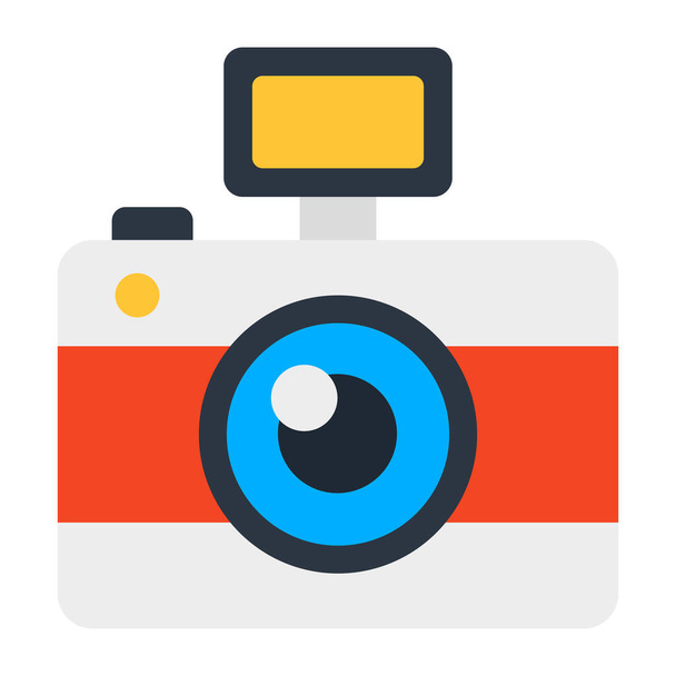 A unique design icon of photographic equipment - ベクター画像