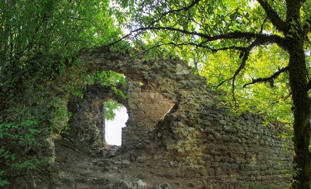 Fragments of the fortress Kale and Bugurt. Azerbaijan. Shemakha. - Photo, Image