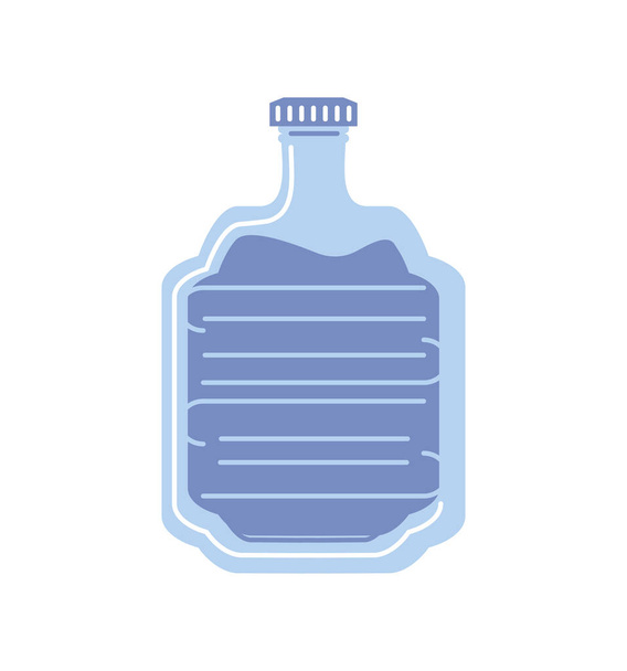 botella de agua reutilizable - Vector, imagen