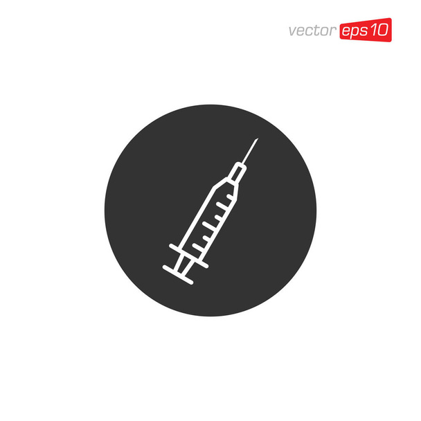 Syringe Icon Design Vector Template - Photo, Image