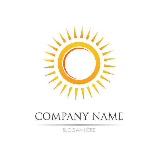 Εικονογράφηση Ήλιου Διάνυσμα Σχεδιασμός προτύπου εικονιδίου Logo - Διάνυσμα, εικόνα