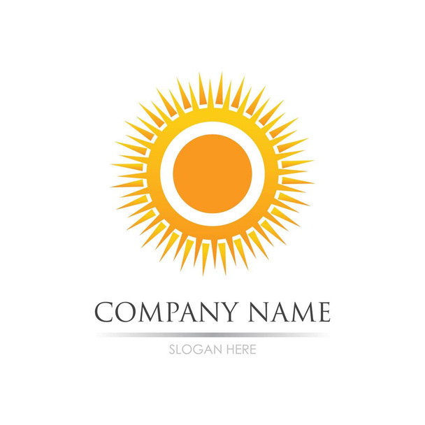 Εικονογράφηση Ήλιου Διάνυσμα Σχεδιασμός προτύπου εικονιδίου Logo - Διάνυσμα, εικόνα