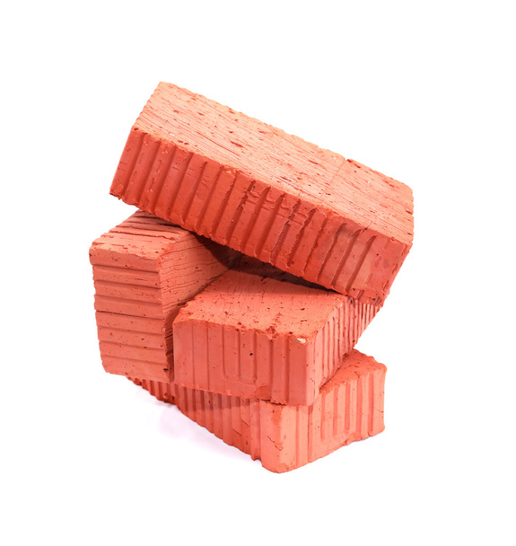 Bricks On White - Photo, Image