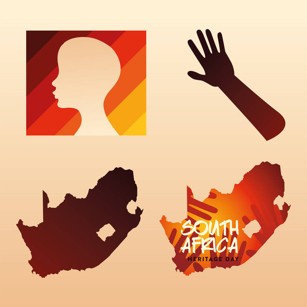 набор Южной Африки - Вектор,изображение