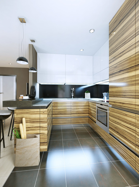kitchen in a modern style - Photo, Image