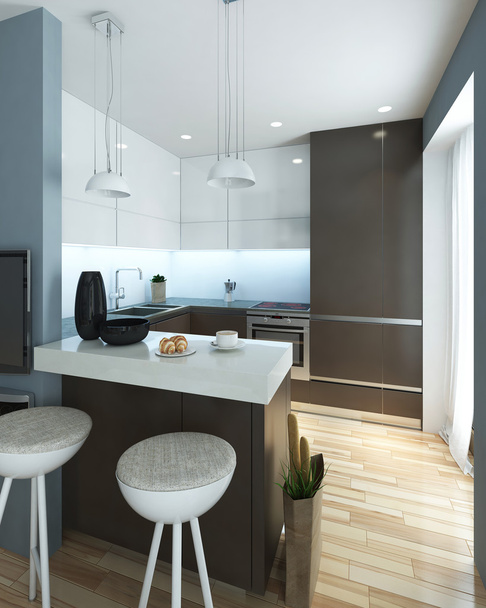 kitchen in a modern style - Photo, Image