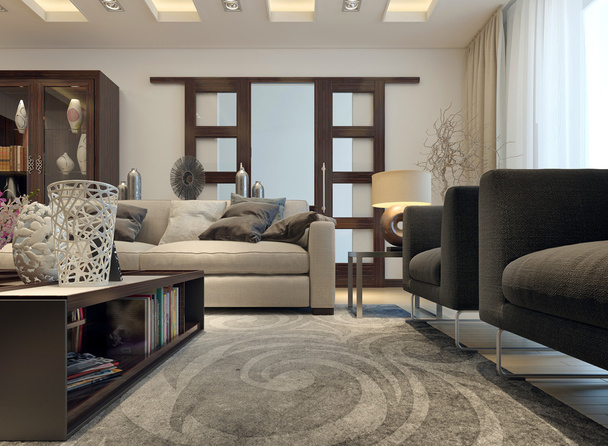sala de estar estilo moderno
 - Foto, Imagem