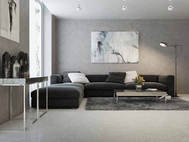 Modern interior of living room - Photo, Image
