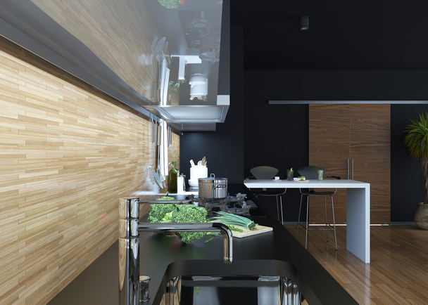 Kitchen dining modern style - Photo, Image