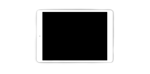 Tablet pc mockup screen horizontally isolated on a white background with copy space photo - Foto, Imagem
