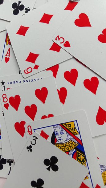 Photo of playing cards, photos of brain teasers - Φωτογραφία, εικόνα