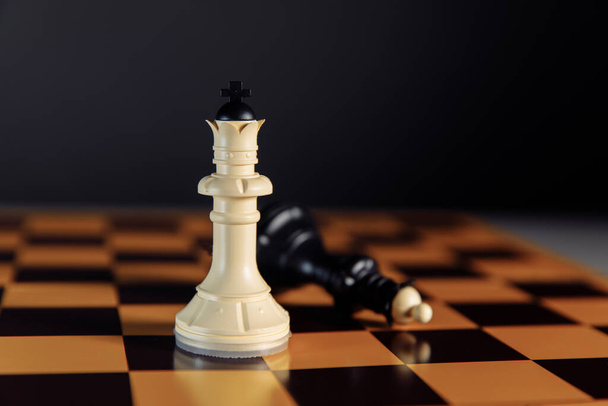 Шахматы. Концепция бизнес стратегии - Фото, изображение