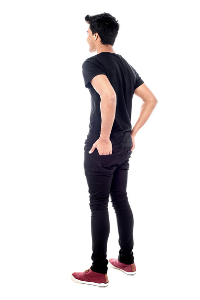 Rear view of young casual man - Foto, immagini