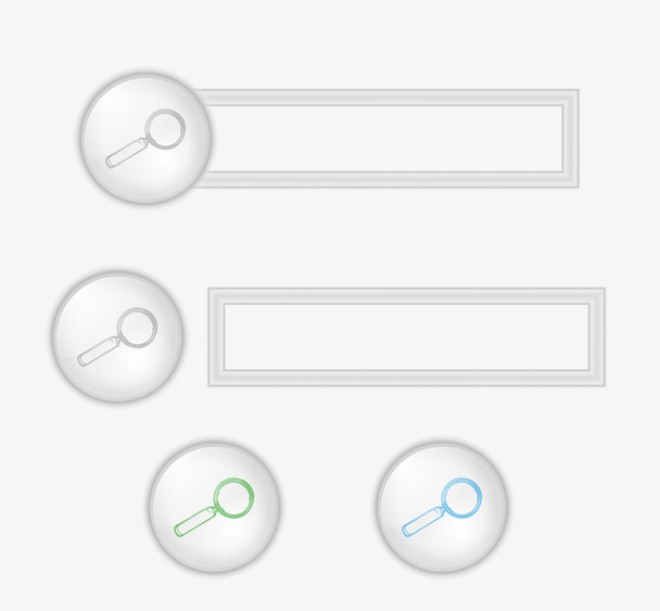 botones con lupa
 - Vector, Imagen